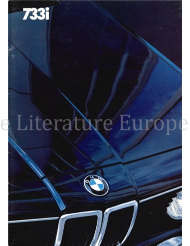 1982 BMW 7ER PROSPEKT JAPANISCH