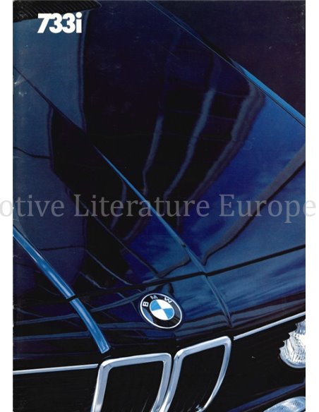 1982 BMW 7 SERIE BROCHURE NEDERLANDS