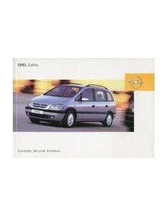 2003 OPEL ZAFIRA INSTRUCTIEBOEKJE FRANS
