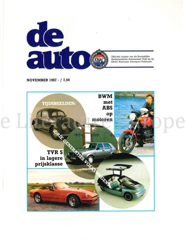 1987 DE AUTO MAGAZINE 11 DUTCH