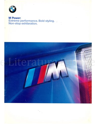 1999 BMW M POWER BROCHURE ENGELS