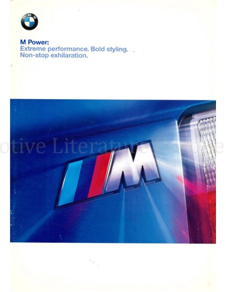 1999 BMW M POWER PROSPEKT ENGLISCH