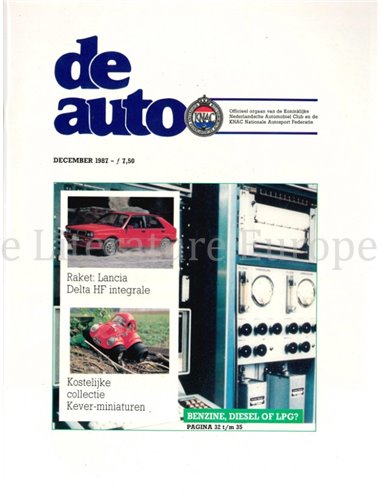 1987 DE AUTO MAGAZINE 12 NEDERLANDS