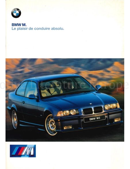 1998 BMW M BROCHURE FRENCH