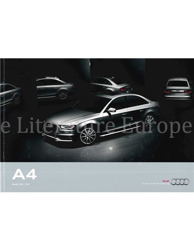 2016 AUDI A4 / S4 SEDAN BROCHURE ENGELS (USA)