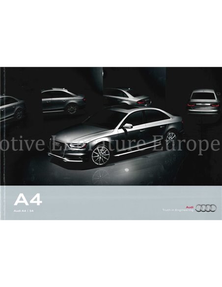 2016 AUDI A4 / S4 LIMOUSINE PROSPEKT ENGLISCH (USA)