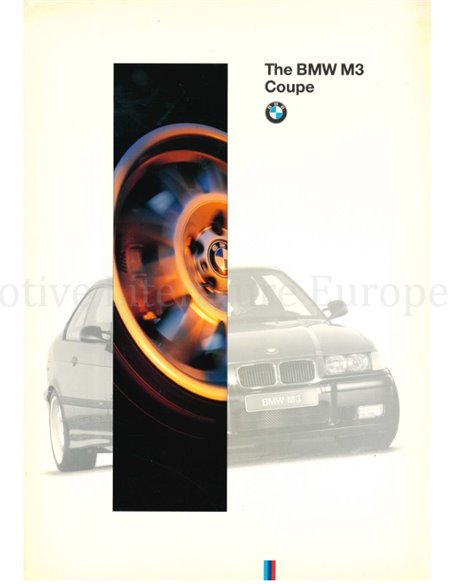 1996 BMW M3 PROSPEKT ENGLISCH