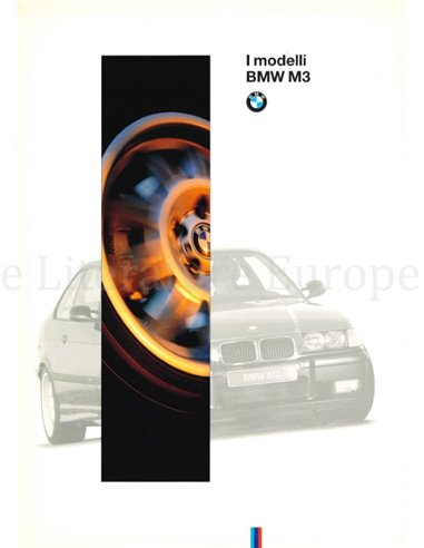 1996 BMW M3 BROCHURE ITALIAN