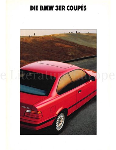 1992 BMW 3ER COUPE PROSPEKT DEUTSCH