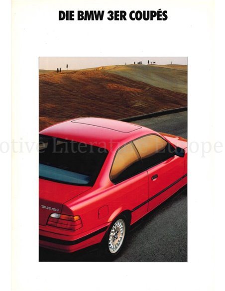 1992 BMW 3 SERIES COUPE BROCHURE GERMAN
