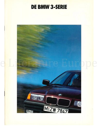 1990 BMW 3ER LIMOUSINE PROSPEKT NIEDERLÄNDISCH