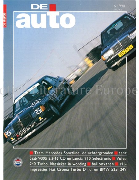 1990 DE AUTO MAGAZINE 06 NEDERLANDS
