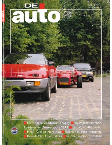 1990 DE AUTO MAGAZIN 07/08 NIEDERLÄNDISCH