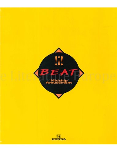1991 HONDA BEAT BROCHURE JAPANS