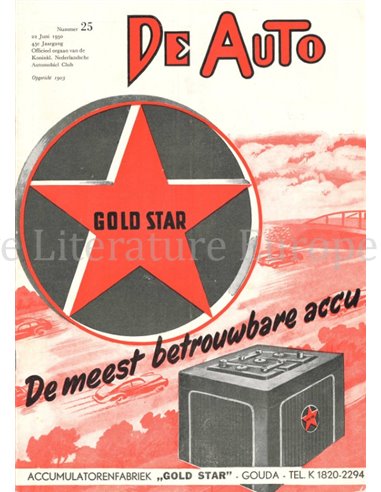 1950 DE AUTO MAGAZIN 25 NIEDERLÄNDISCH