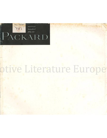 1956 PACKARD PROGRAMMA BROCHURE ENGELS (USA)