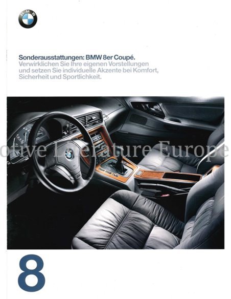 1997 BMW 8 SERIE ACCESSOIRES BROCHURE DUITS