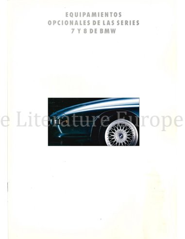 1993 BMW 7 / 8 SERIE ACCESSOIRES BROCHURE SPAANS