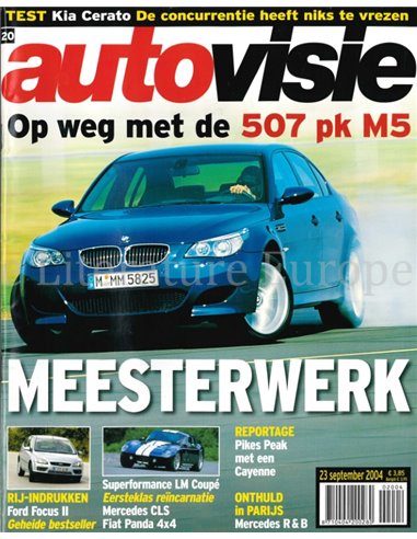 2004 AUTOVISIE MAGAZINE 20 NEDERLANDS