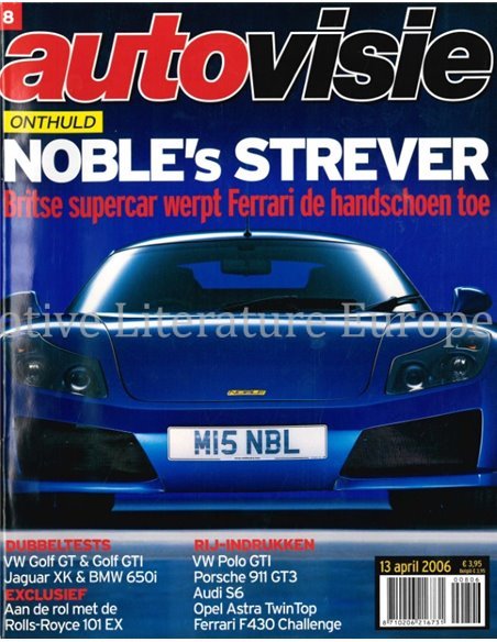 2006 AUTOVISIE MAGAZINE 08 NEDERLANDS