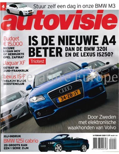 2008 AUTOVISIE MAGAZINE 04 DUTCH