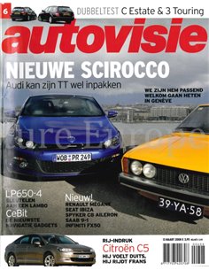 2008 AUTOVISIE MAGAZIN 06 NIEDERLÄNDISCH