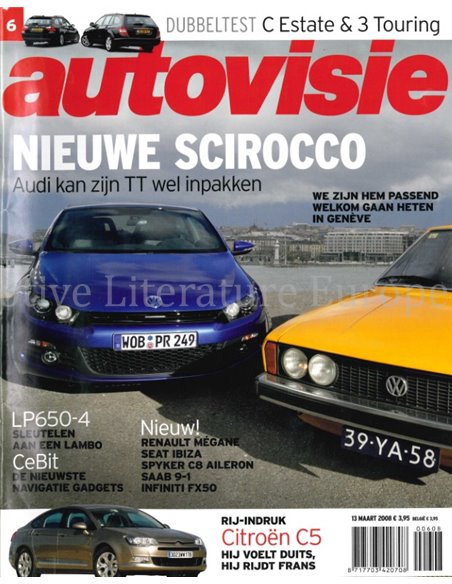 2008 AUTOVISIE MAGAZINE 06 DUTCH