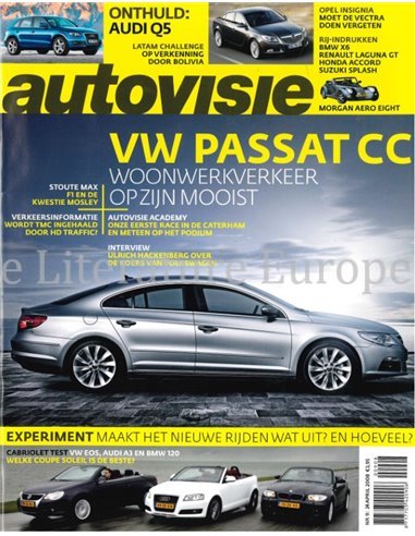 2008 AUTOVISIE MAGAZIN 09 NIEDERLÄNDISCH