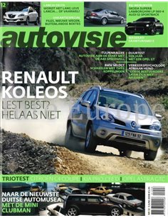 2008 AUTOVISIE MAGAZINE 12 DUTCH