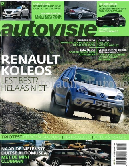 2008 AUTOVISIE MAGAZIN 12 NIEDERLÄNDISCH