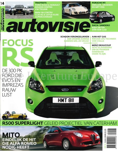 2008 AUTOVISIE MAGAZIN 13 NIEDERLÄNDISCH