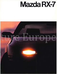 1986 MAZDA RX-7 BROCHURE FRANS