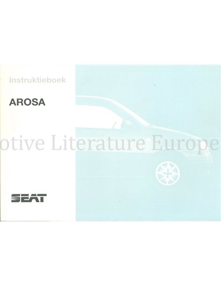 1997 SEAT AROSA OWNERS MANUAL DUTCH