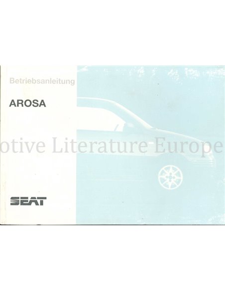 1997 SEAT AROSA INSTRUCTIEBOEKJE DUITS