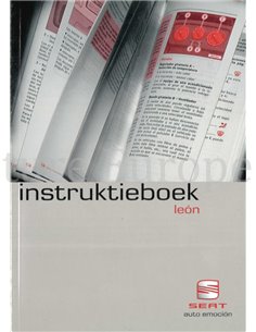 2002 SEAT LEÓN INSTRUCTIEBOEKJE NEDERLANDS