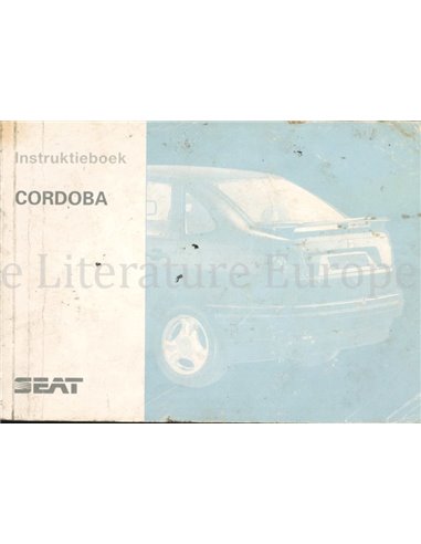 1996 SEAT CÓRDOBA BETRIEBSANLEITUNG NIEDERLÄNDISCH 