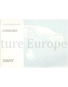1996 SEAT CÓRDOBA INSTRUCTIEBOEKJE NEDERLANDS