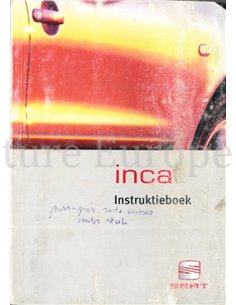 2000 SEAT INCA OWNERS MANUAL DUTCH