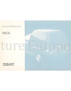 1995 SEAT INCA BETRIEBSANLEITUNG NIEDERLÄNDISCH 