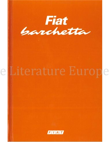 1996 FIAT BARCHETTA HARDCOVER BROCHURE ITALIAANS