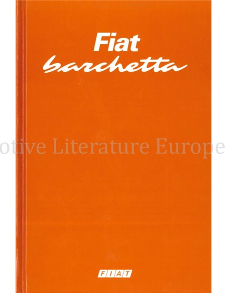 1995 FIAT BARCHETTA HARDBACK BROCHURE ITALIAN