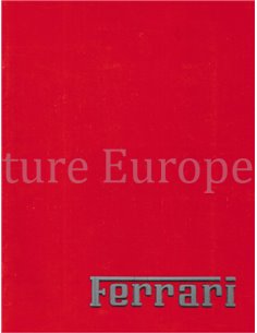 1988 FERRARI RANGE BROCHURE FRENCH 508/88
