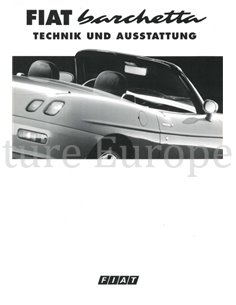 1995 FIAT BARCHETTA BROCHURE GERMAN 2