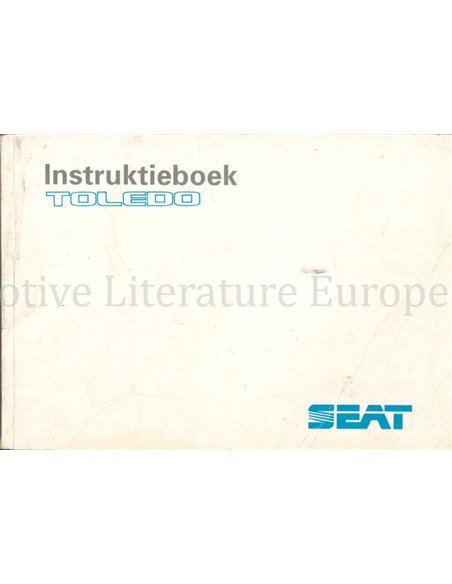 1995 SEAT TOLEDO INSTRUCTIEBOEKJE NEDERLANDS
