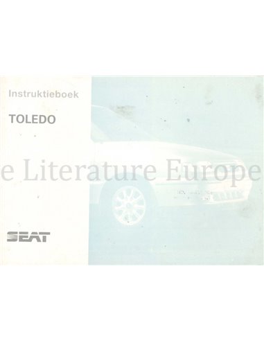 1997 SEAT TOLEDO INSTRUCTIEBOEKJE NEDERLANDS