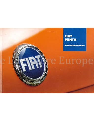 2004 FIAT PUNTO OWNERS MANUAL GERMAN
