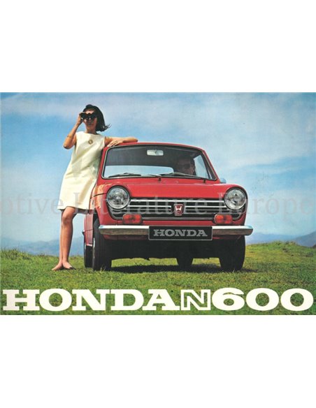 1968 HONDA N600 BROCHURE ENGLISH