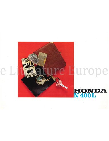 1972 HONDA N400L BROCHURE NEDERLANDS
