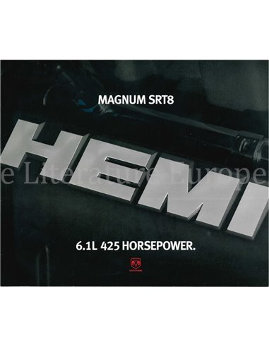 2006 DODGE MAGNUM SRT8 BROCHURE ENGELS