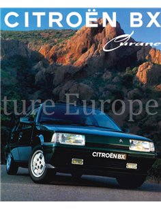 1992 CITROEN BX PROSPEKT FRANZÖSISCH